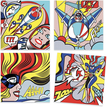 Inspired by Superheroes Coloring and Rub-on Transfer Craft Kit Art & Drawing Toys Djeco