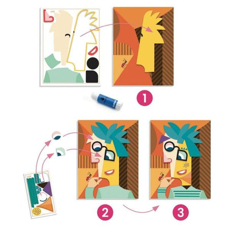 Inspired By Square Heads Art & Drawing Toys Djeco