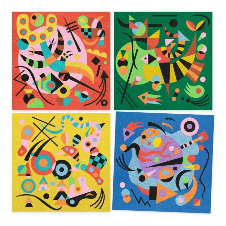 Abstract Colored Sands