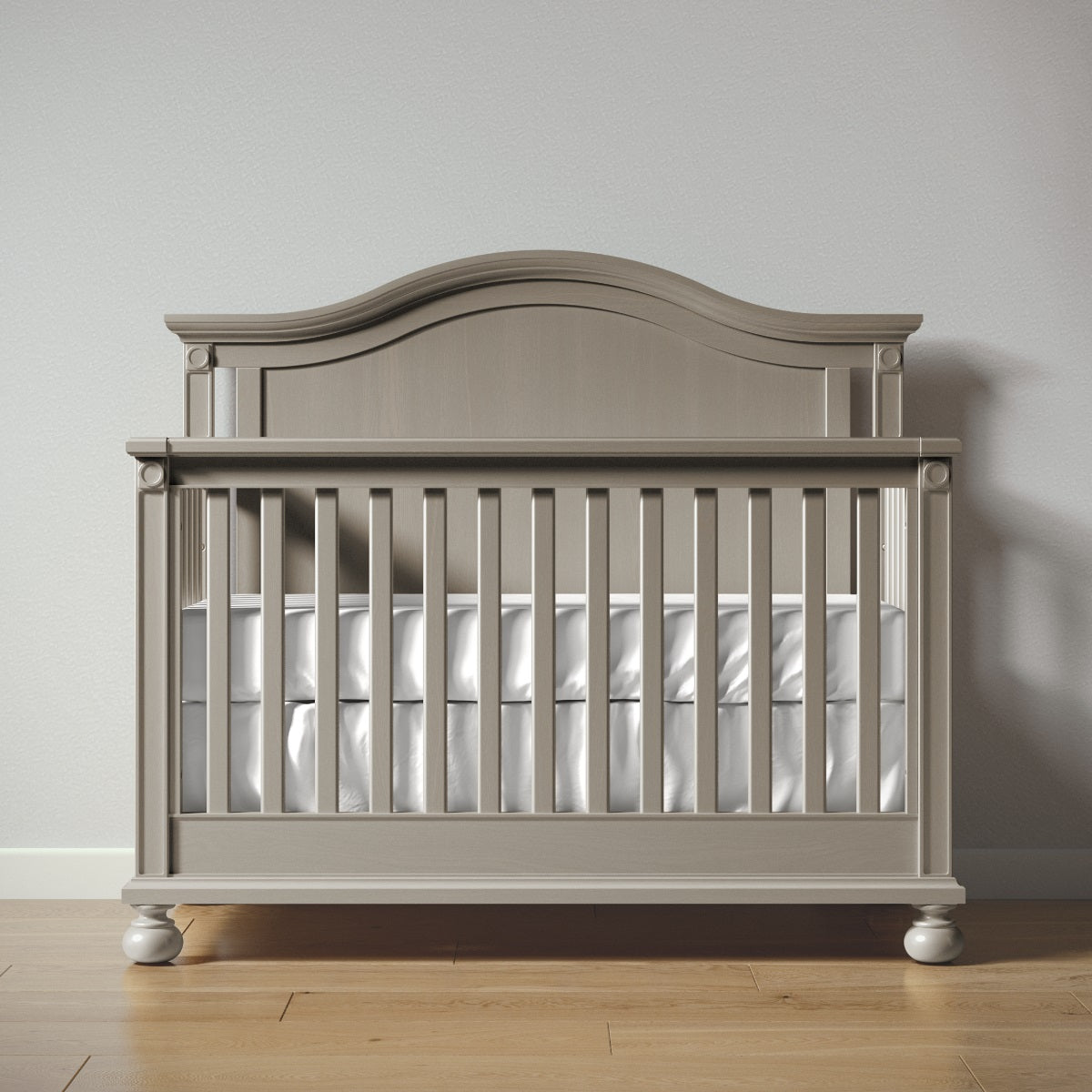 Romina Dakota Convertible Crib Cribs Romina Furniture Ash