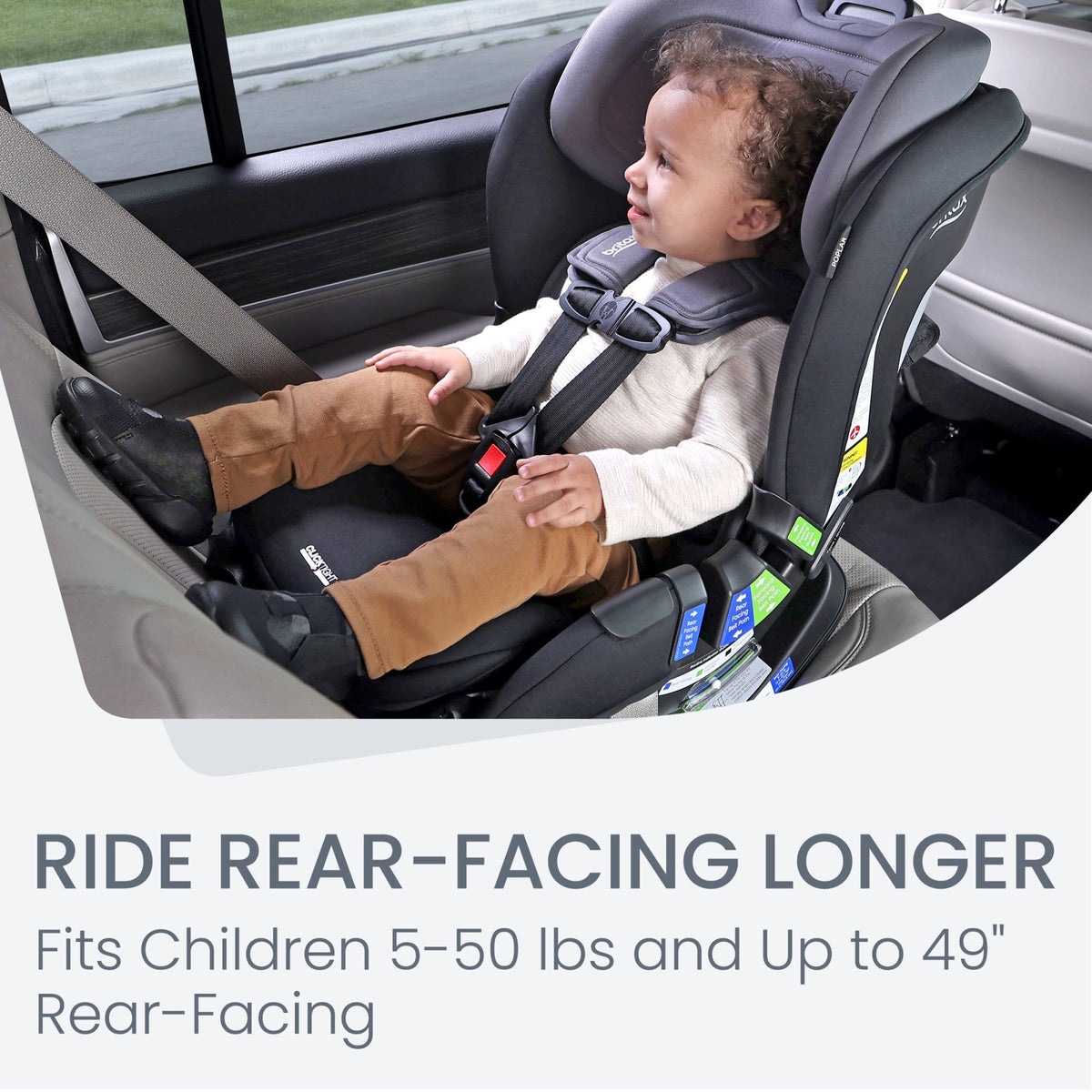 Poplar 2-in-1 Convertible Car Seat with ClickTight Car Seats - Convertible Britax