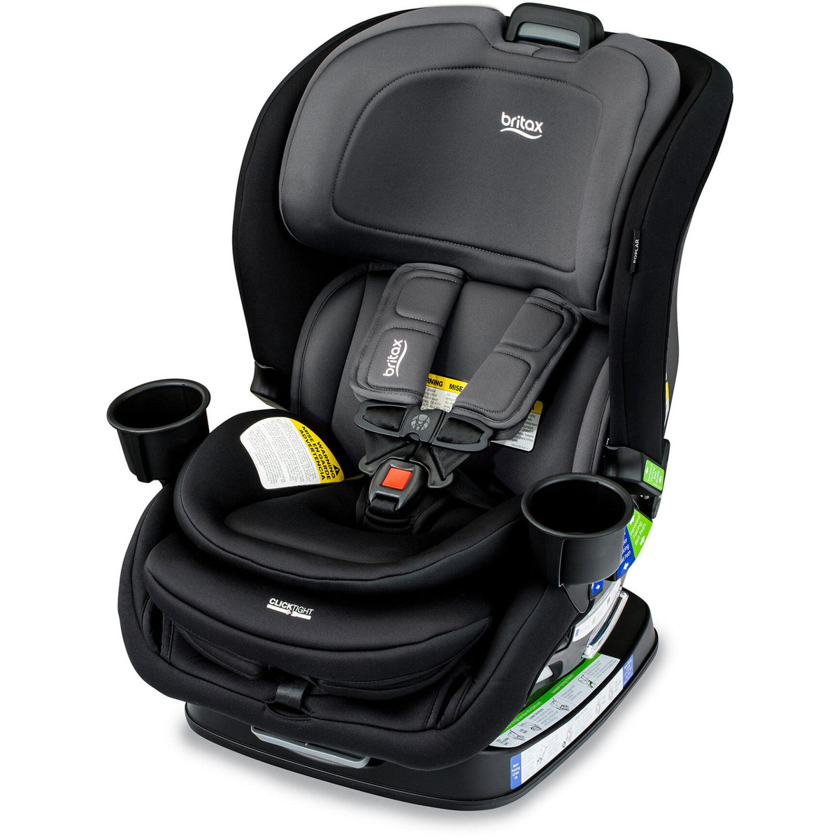 Poplar 2-in-1 Convertible Car Seat with ClickTight Car Seats - Convertible Britax Stone Onyx