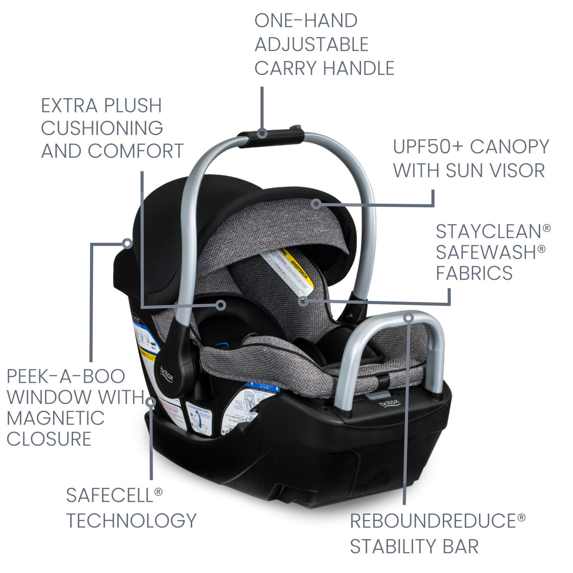 Willow SC Infant Car Seat with Alpine Base Car Seats - Infant Britax