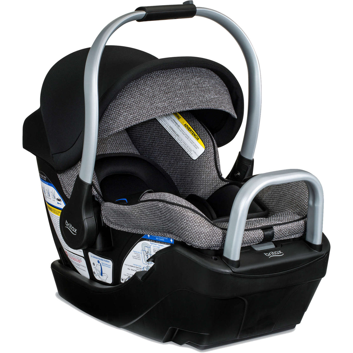 Willow SC Infant Car Seat with Alpine Base Car Seats - Infant Britax Pindot Onyx