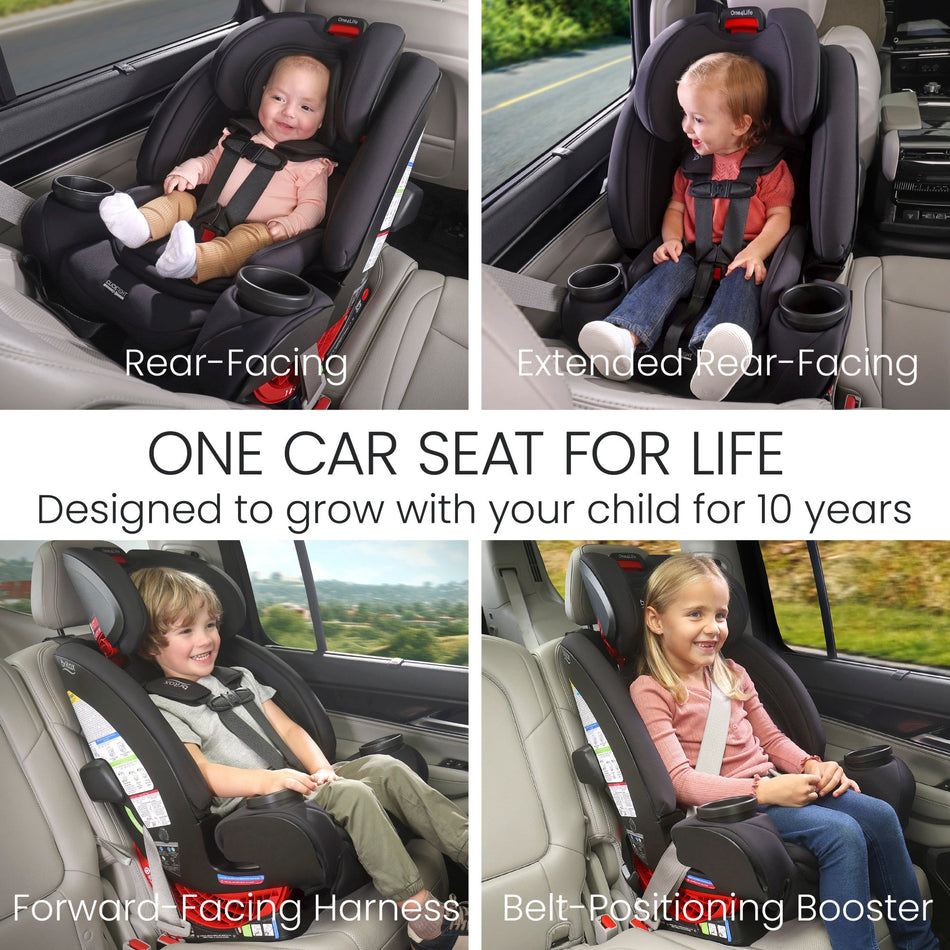 One4Life All-in-One Car Seat with ClickTight Installation + SafeWash Fabrics