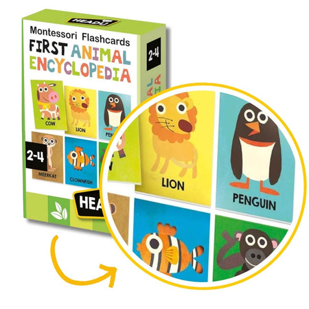 Montessori Flashcards First Animal Encyclopedia Educational Toys Headu