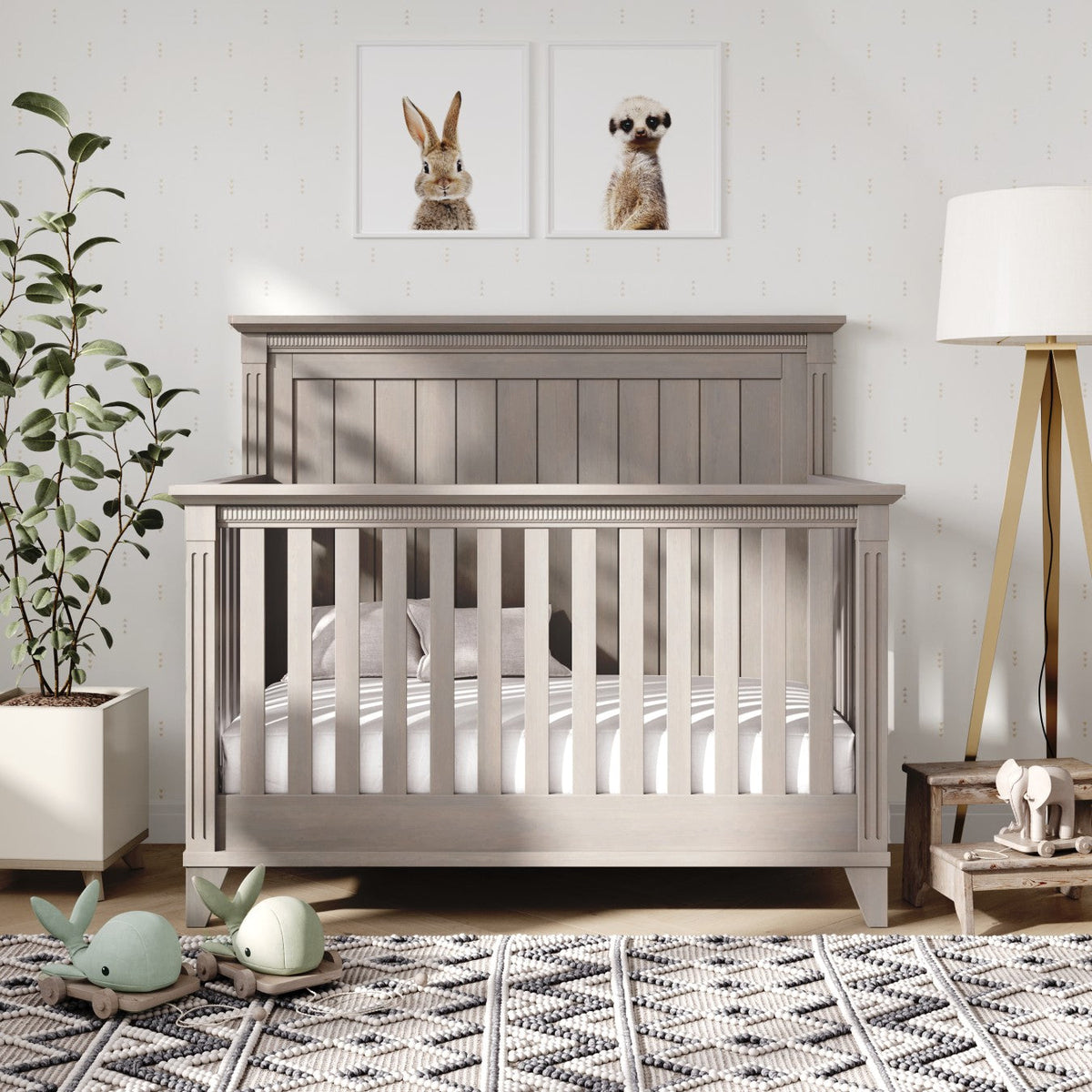 Edison Crib | 5-in-1 Convertible | Solid Wood Convertible Cribs Silva Furniture