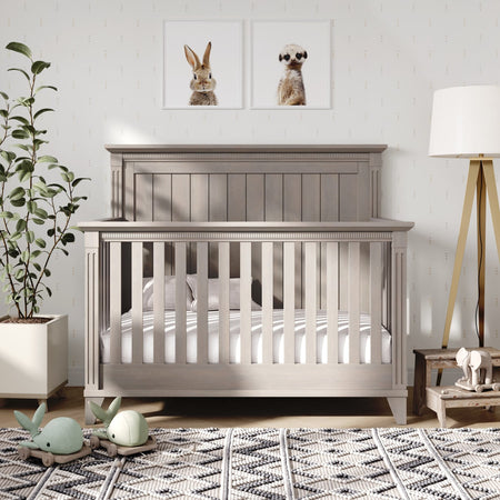 Edison Crib | 5-in-1 Convertible | Solid Wood Convertible Cribs Silva Furniture