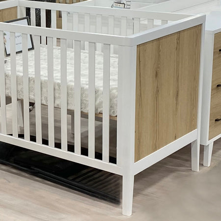Firenze Classico Full Panel Crib Cribs Pali White/Vintage Natural