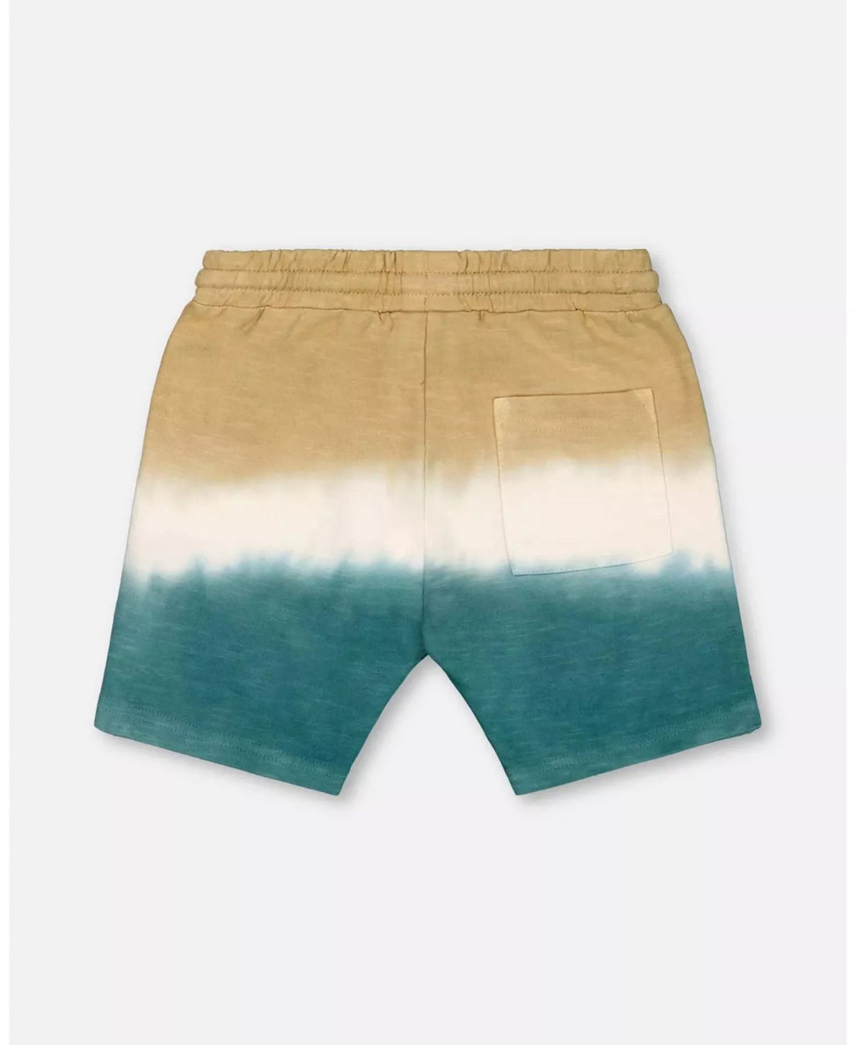 French Terry Short Gradient Beige And Teal Clothing - Boys Outfits deux par deux