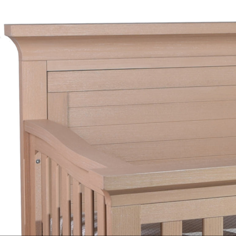 Genova Forever Crib with Decor Base Convertible Cribs Pali