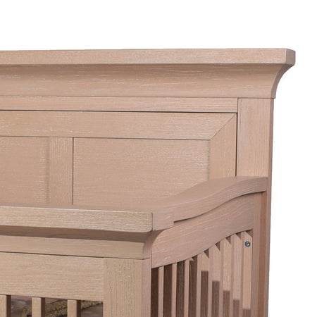 Genova Forever Crib with Straight Leg Convertible Cribs Pali