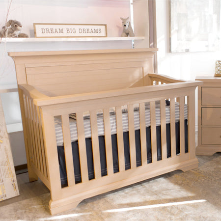 Genova Forever Crib with Decor Base Convertible Cribs Pali