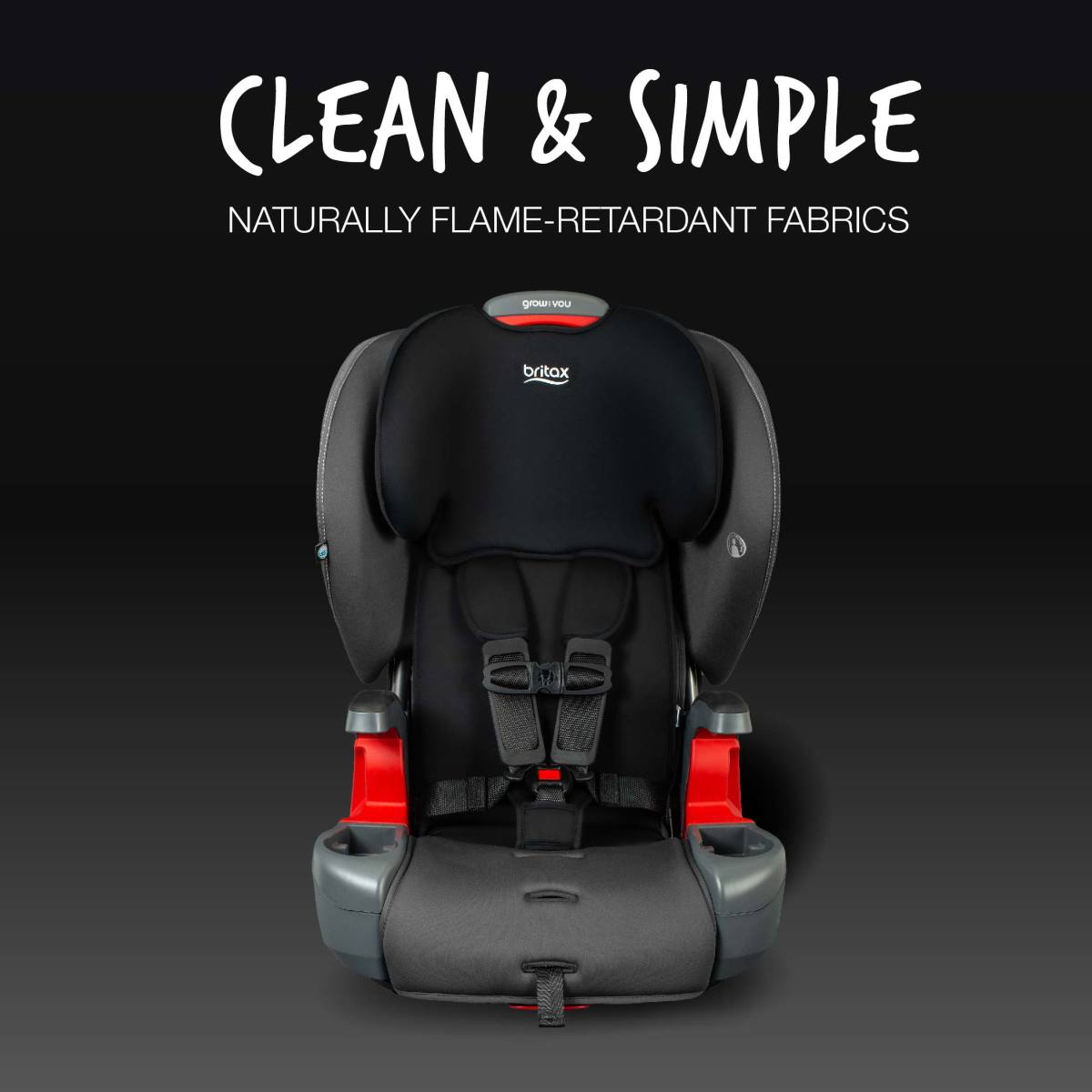 Grow With You Harness-to-Booster with Safewash Car Seats - Booster Britax