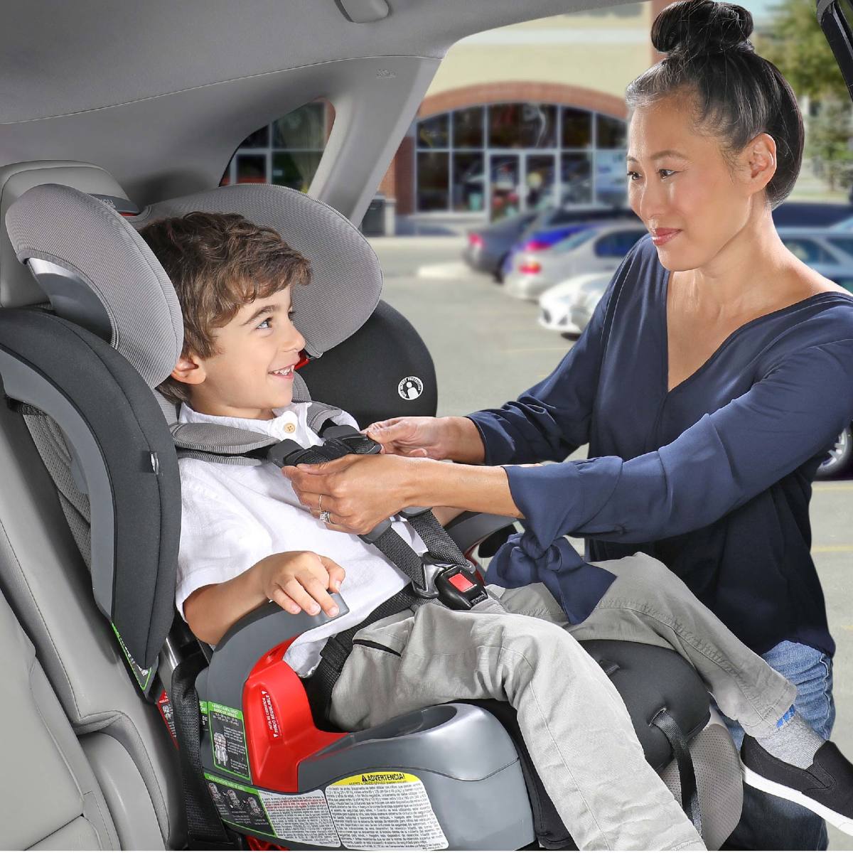 Grow With You Harness-to-Booster with Safewash Car Seats - Booster Britax