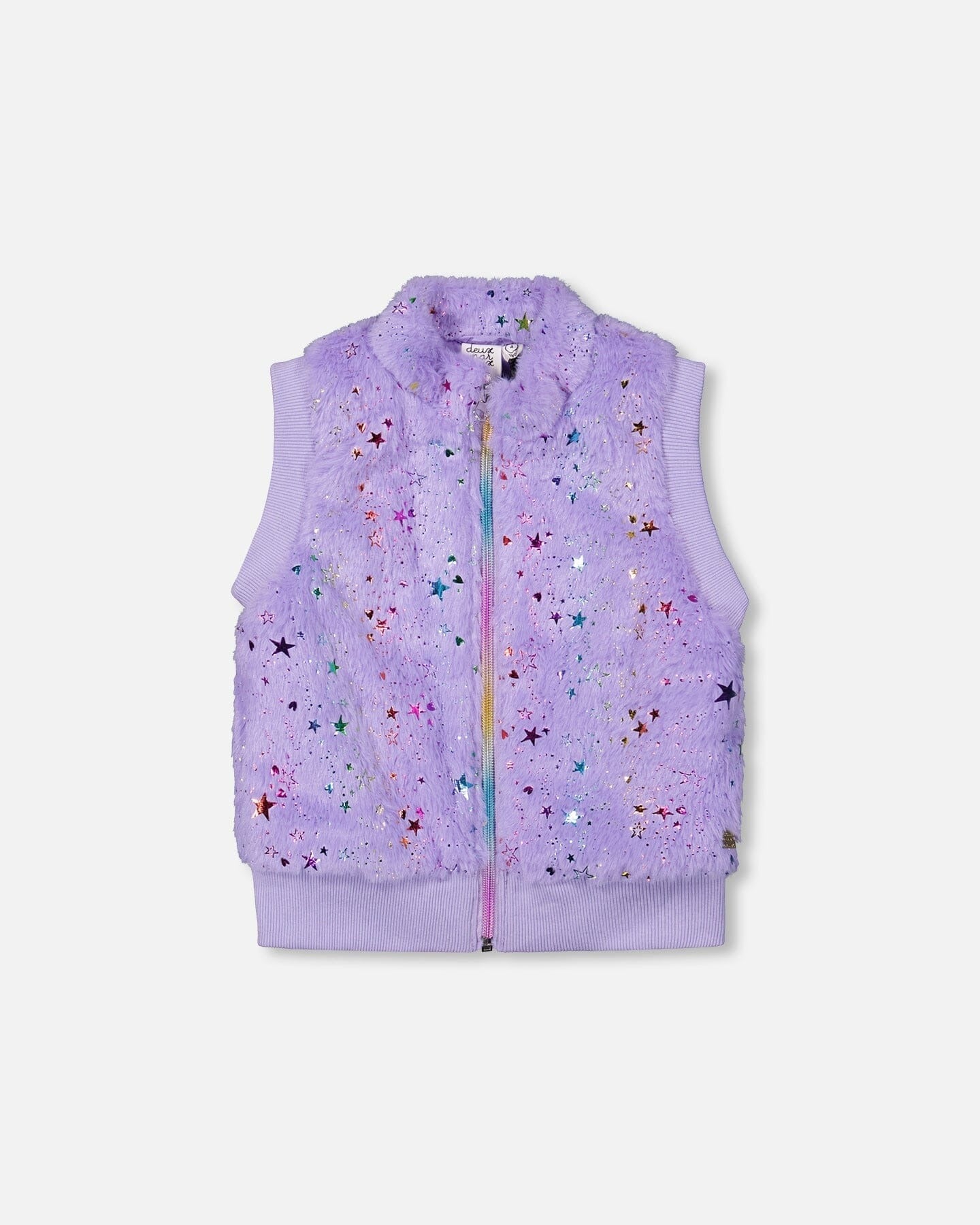 Faux Fur Zipped Vest Lavender Clothing - Girls Outfits deux par deux
