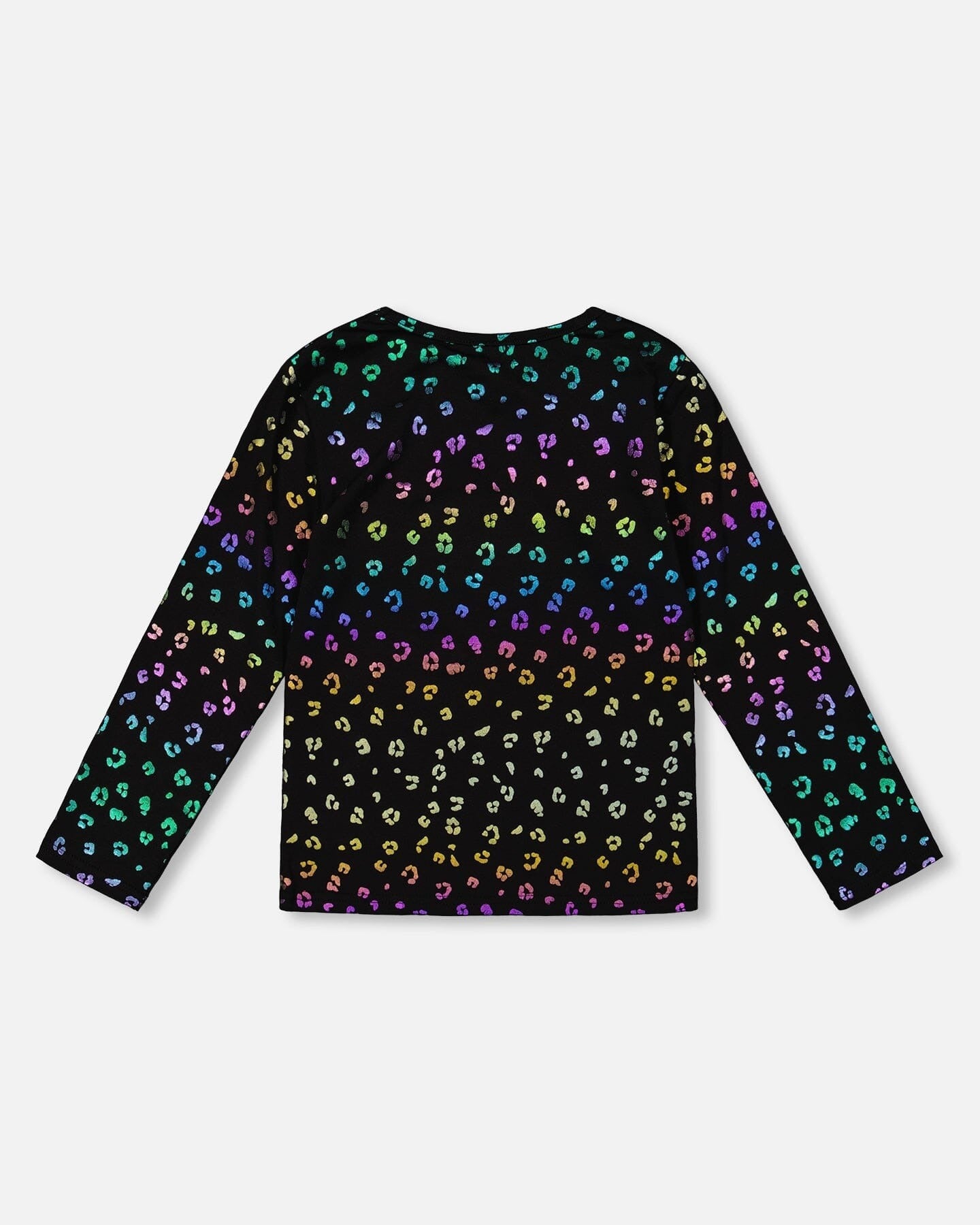 Stretch Jersey T-Shirt Multicolor Leopard Print Clothing - Girls Outfits deux par deux