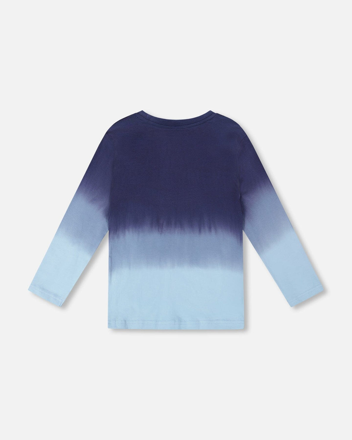Long Sleeve Organic Cotton Gradient Jersey Tee Blue Clothing - Boys Outfits deux par deux