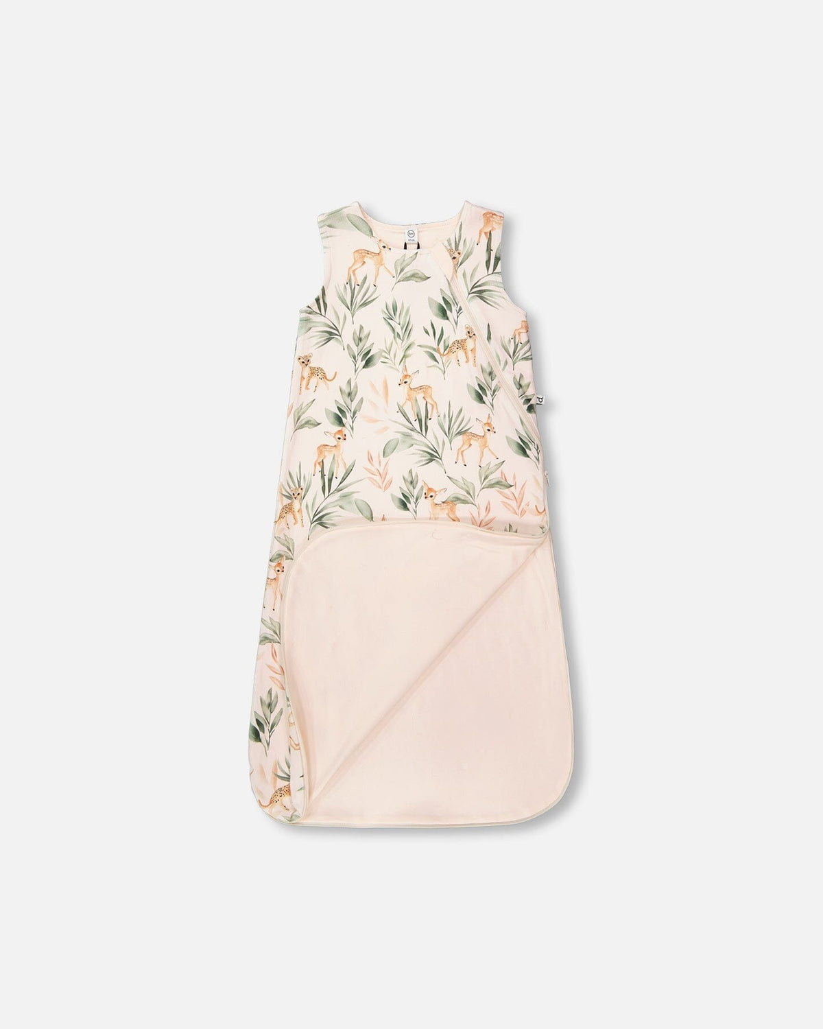 Organic Cotton Jersey Muslin Sleep Sack Peach Deer Print Sleep Bags deux par deux