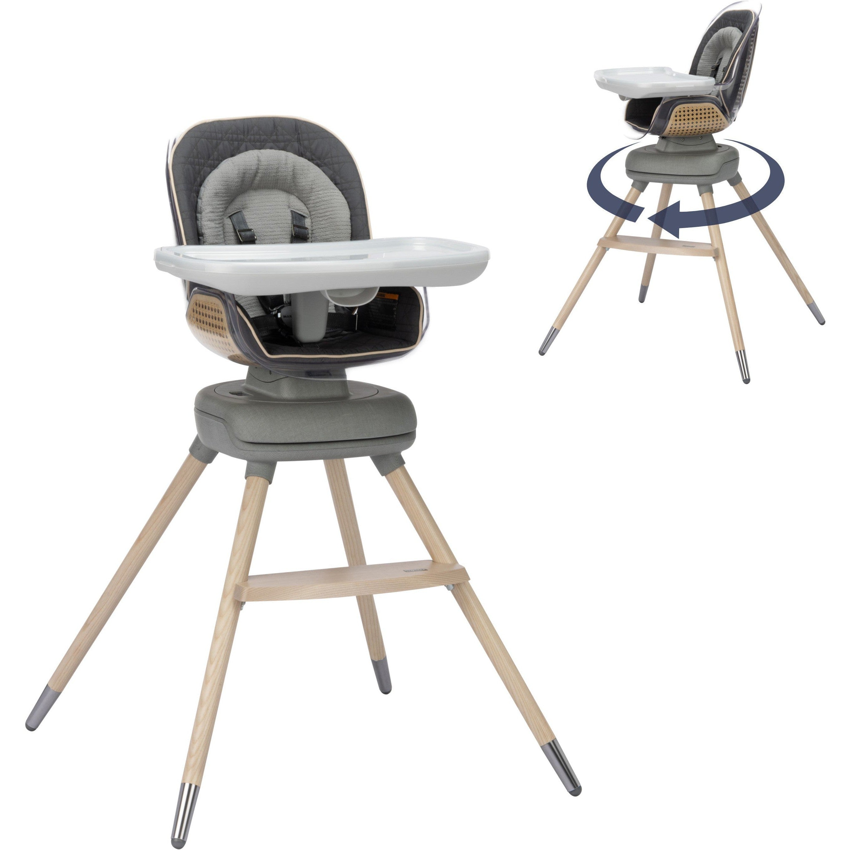 Kindred Kiskadee 360° Rotating High Chair High Chairs Maxi-Cosi Onyx Heritage