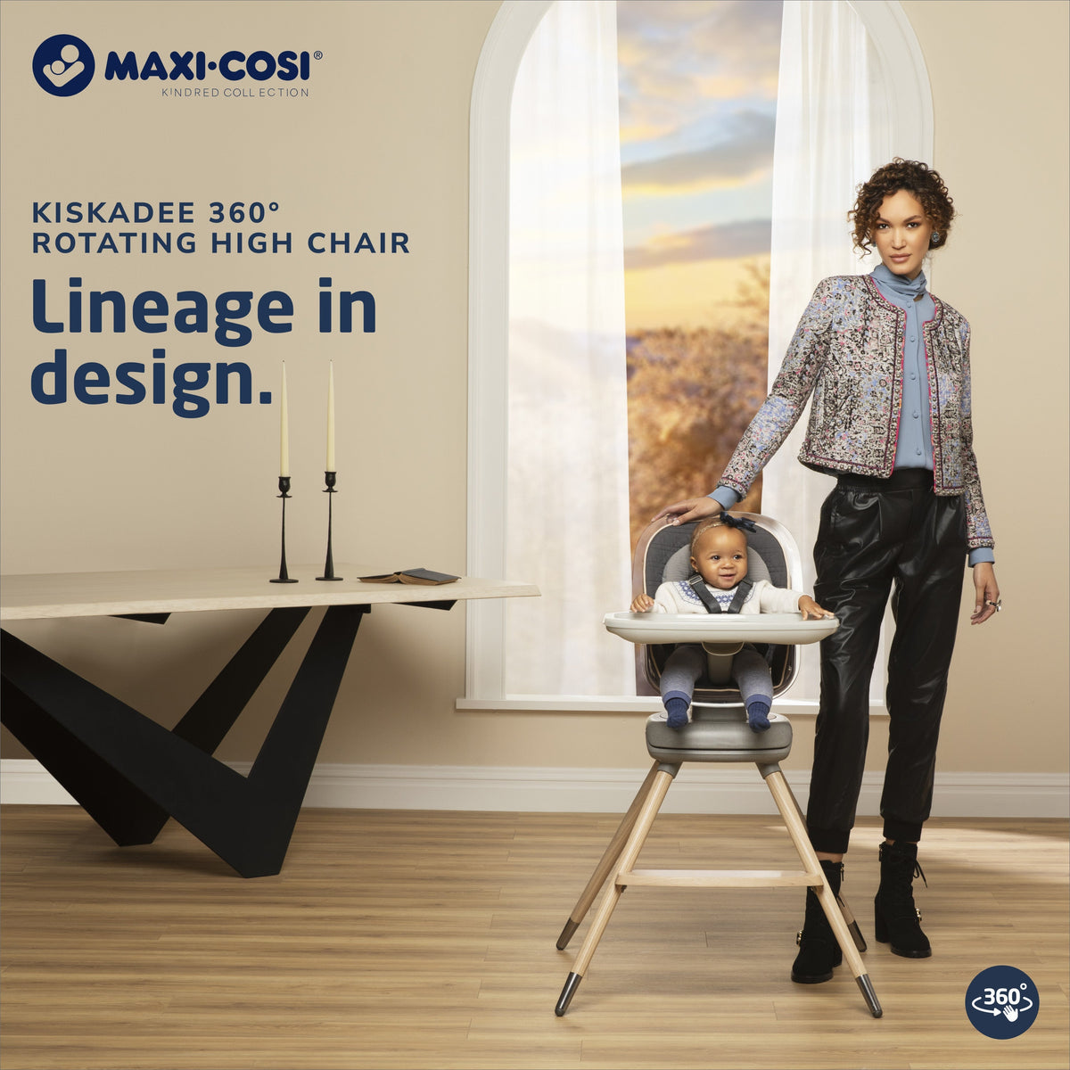 Kindred Kiskadee 360° Rotating High Chair High Chairs Maxi-Cosi
