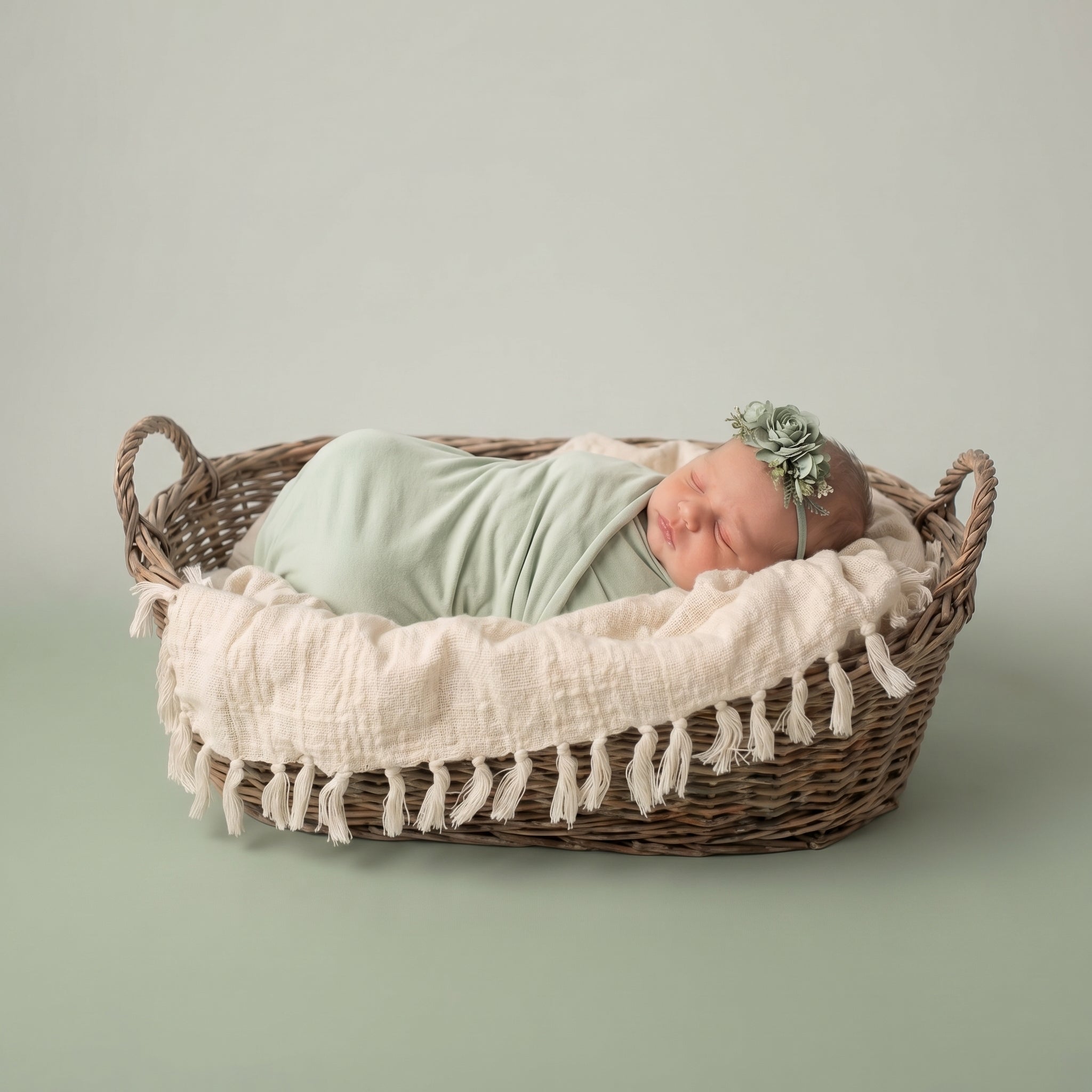 Swaddle Blanket Swaddling Blankets Sugar + Maple Spring Green