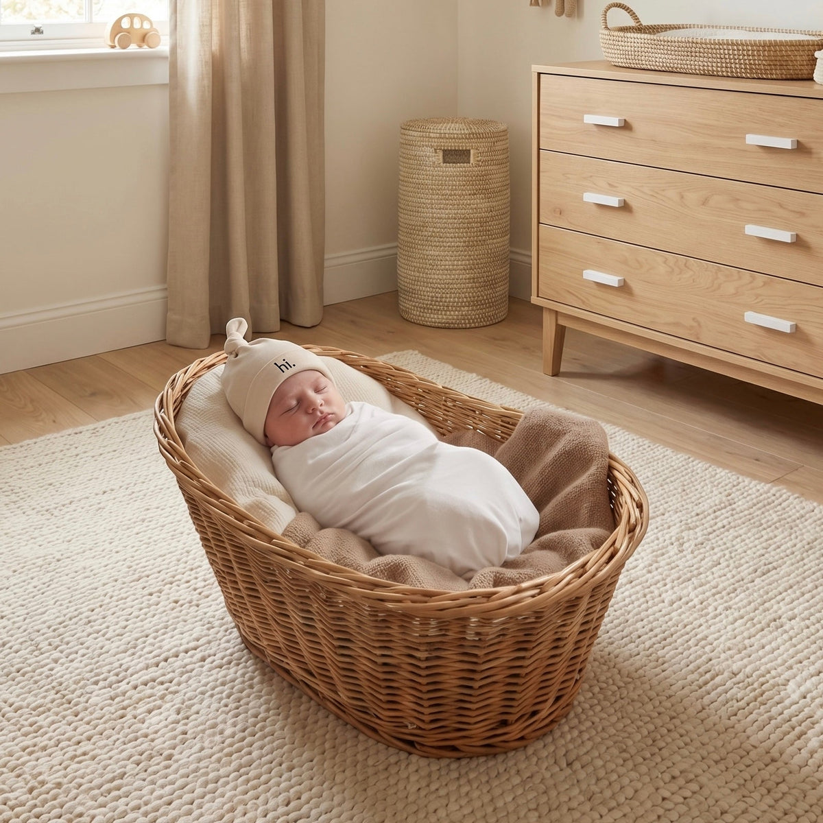 Swaddle Blanket Swaddling Blankets Sugar + Maple Sweet Cream
