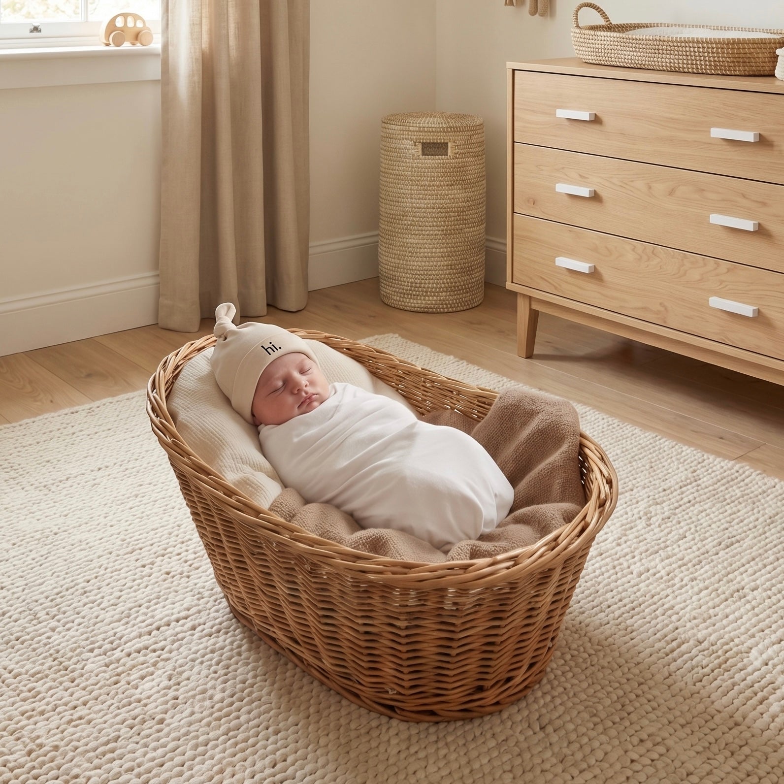 Swaddle Blanket Swaddling Blankets Sugar + Maple Sweet Cream