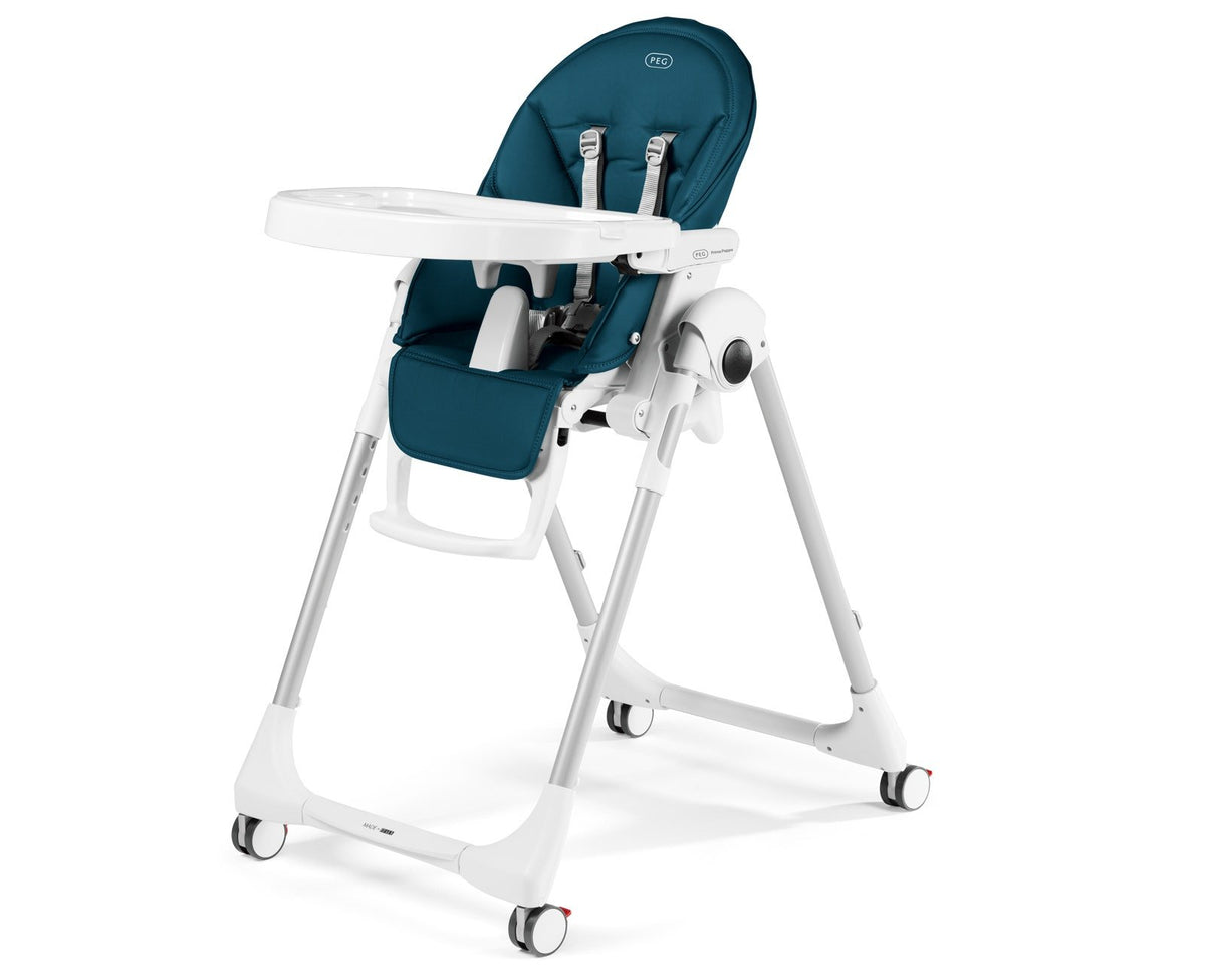 Prima Pappa Zero 3 High Chair High Chairs Peg Perego Petrolio - Teal