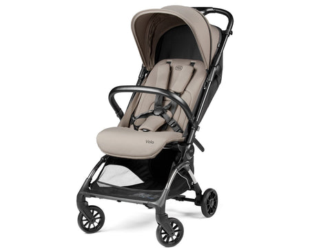Volo Compact Travel Stroller Strollers - Single Peg Perego Misty Beige