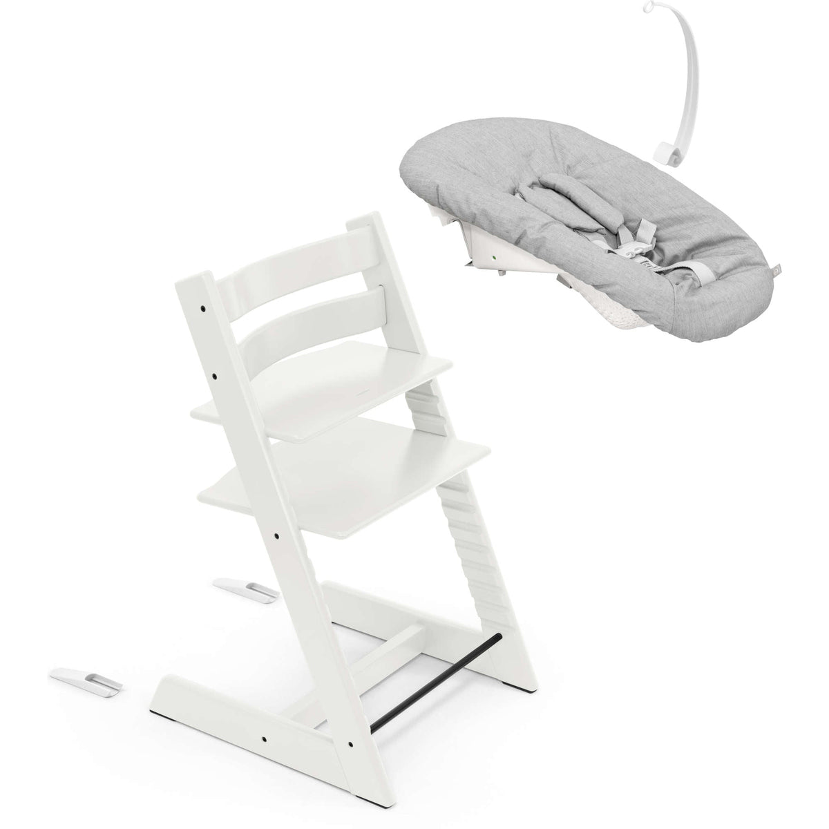 Stokke Tripp Trapp with Newborn Set High Chairs Stokke White