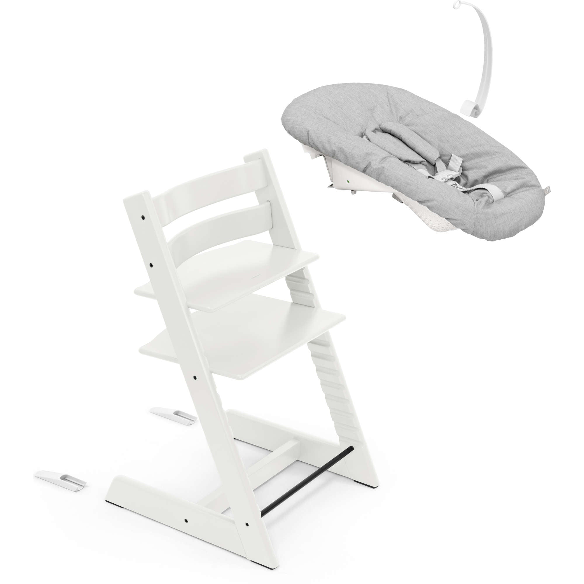 Stokke Tripp Trapp with Newborn Set High Chairs Stokke White