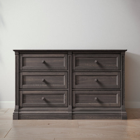 Romina Imperio Double Dresser Dressers Romina Furniture Aqua Grey Standard
