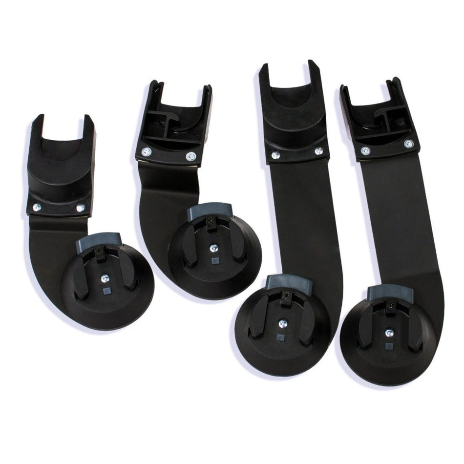 Indie Twin Car Seat Adapter, Set | Clek / Cybex / Nuna / Maxi Cosi Car Seat Adapters Bumbleride
