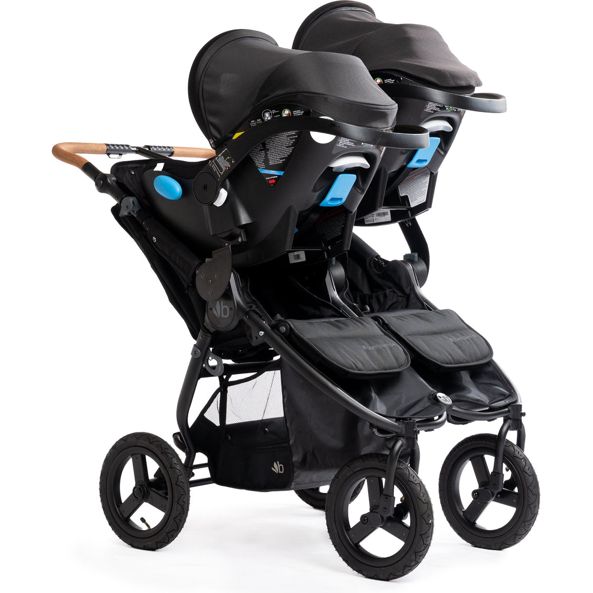 Indie Twin Car Seat Adapter, Set | Clek / Cybex / Nuna / Maxi Cosi Car Seat Adapters Bumbleride