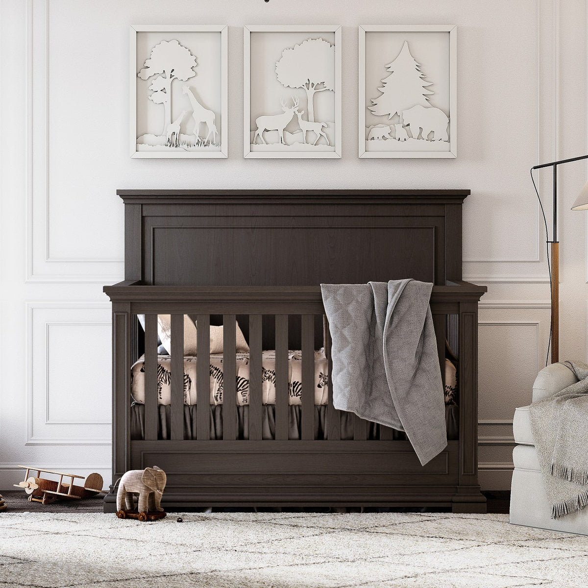 Jackson Crib | 5-in-1 Convertible | Solid Wood Convertible Cribs Silva Furniture