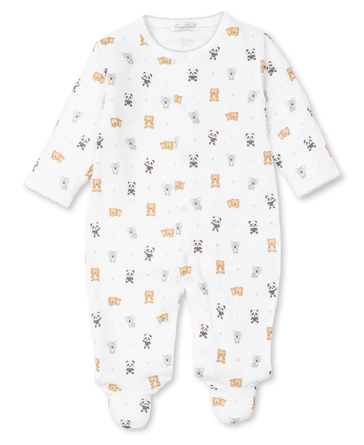 Bear Bedlam Zipper Footie Clothing - Infant Kissy Kissy