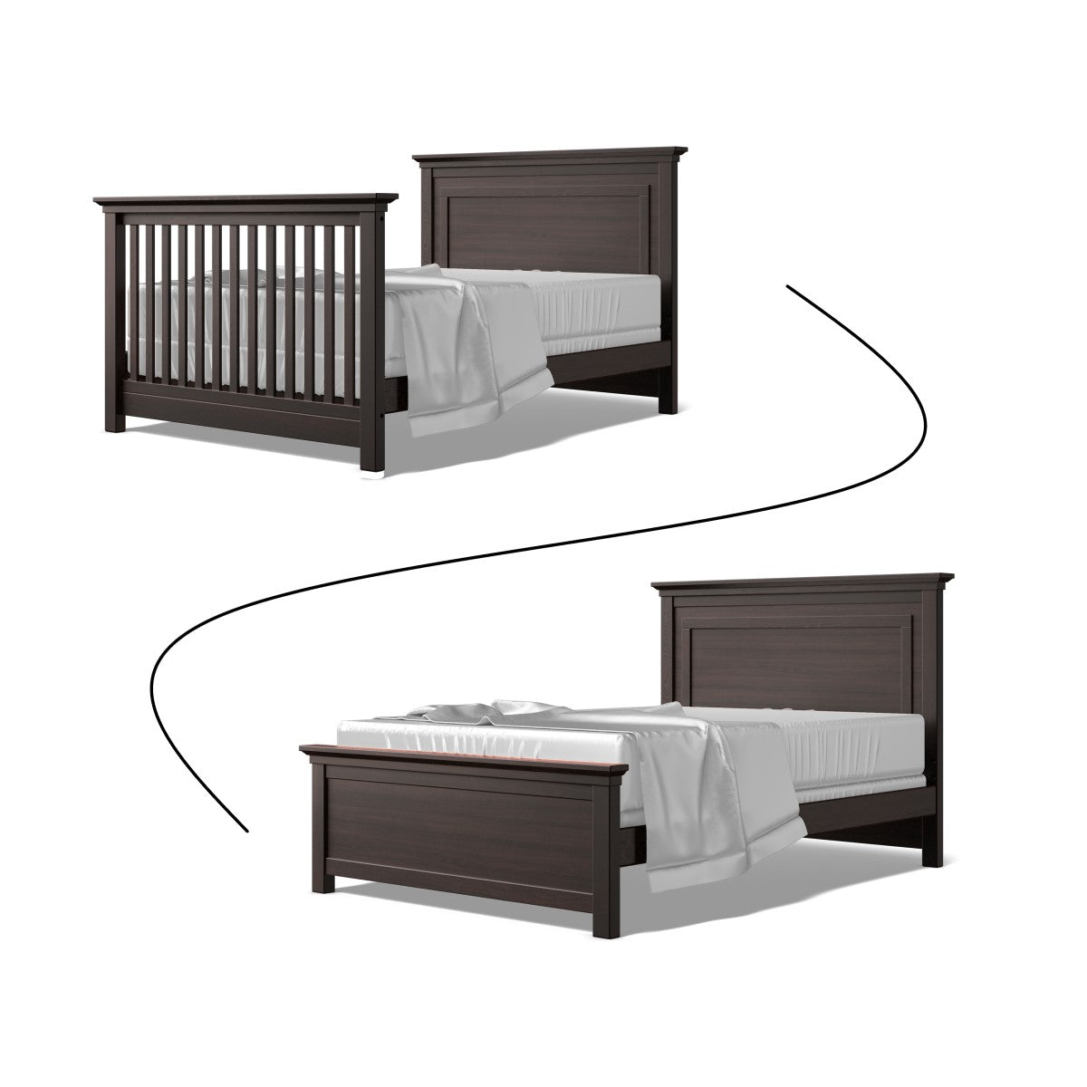 Romina Karisma Low-profile Footboard Conversion Kits Romina Furniture