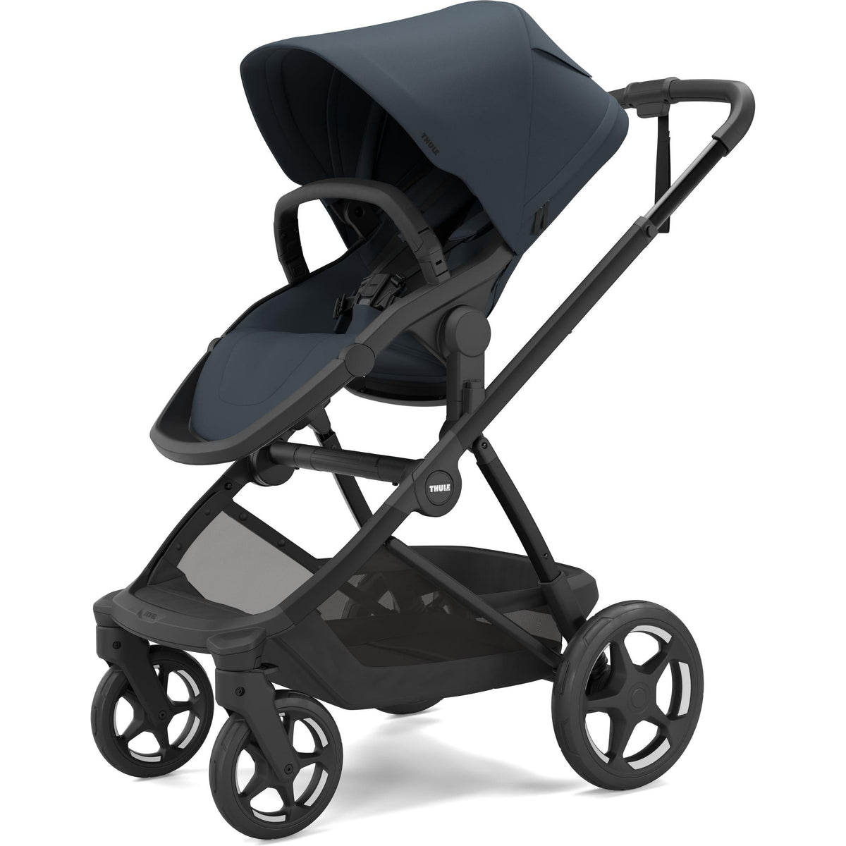 Thule Charm Stroller with Newborn Insert Strollers Thule Darkest Blue