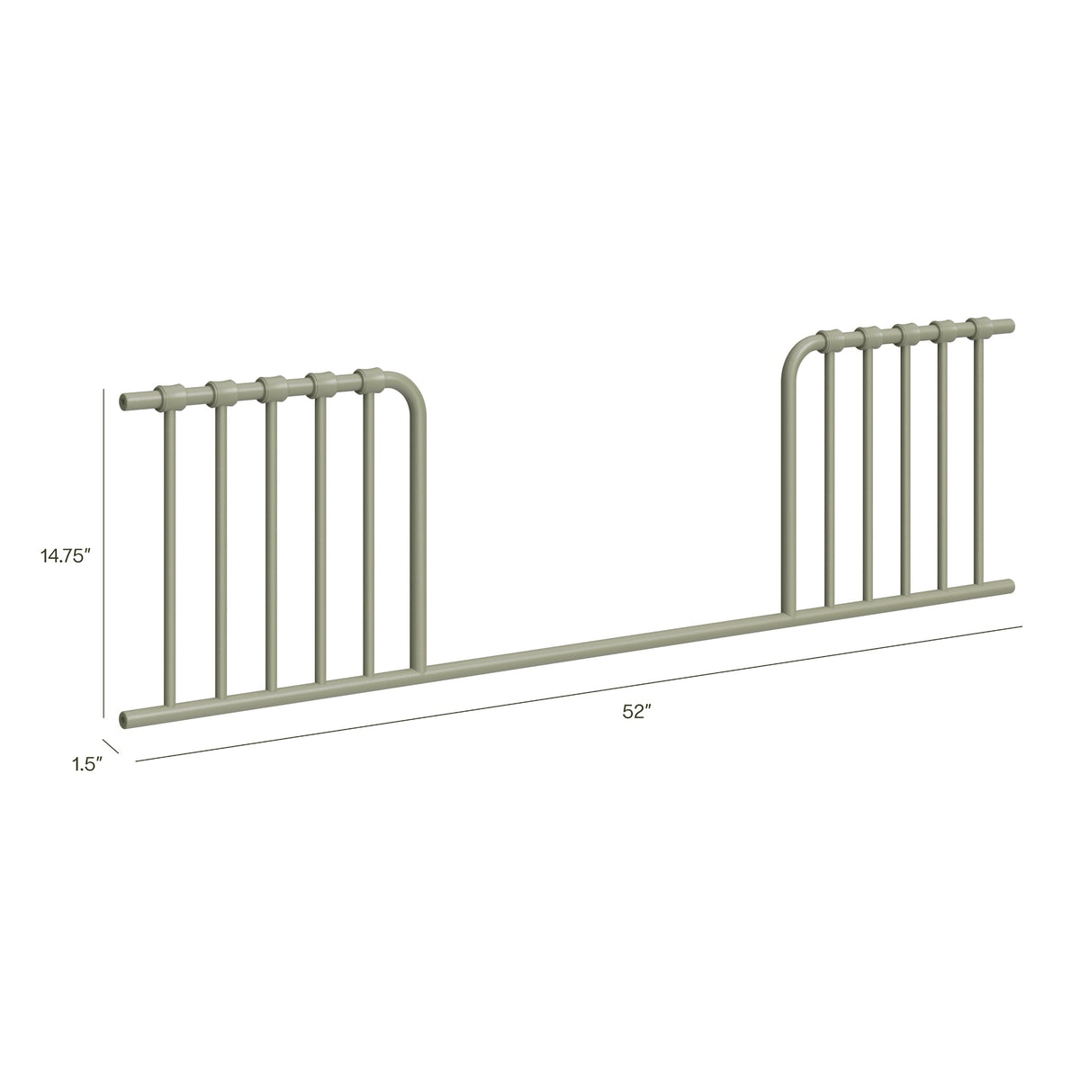 Abigail-Winston Toddler Bed Conversion Kit Toddler Guard Rails Namesake