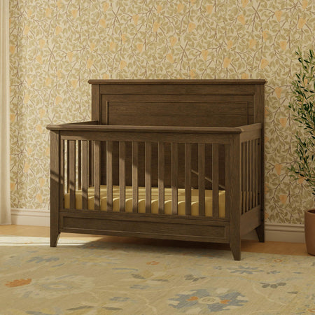 Monogram by Namesake Barrow Rustic 4-in-1 Convertible Flat Top Crib Convertible Cribs Namesake