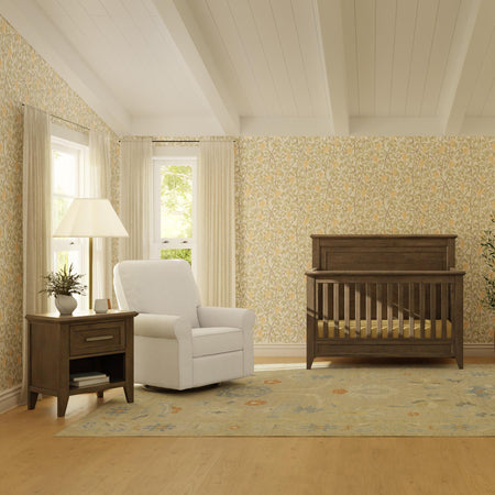 Monogram by Namesake Barrow Rustic 4-in-1 Convertible Flat Top Crib Convertible Cribs Namesake