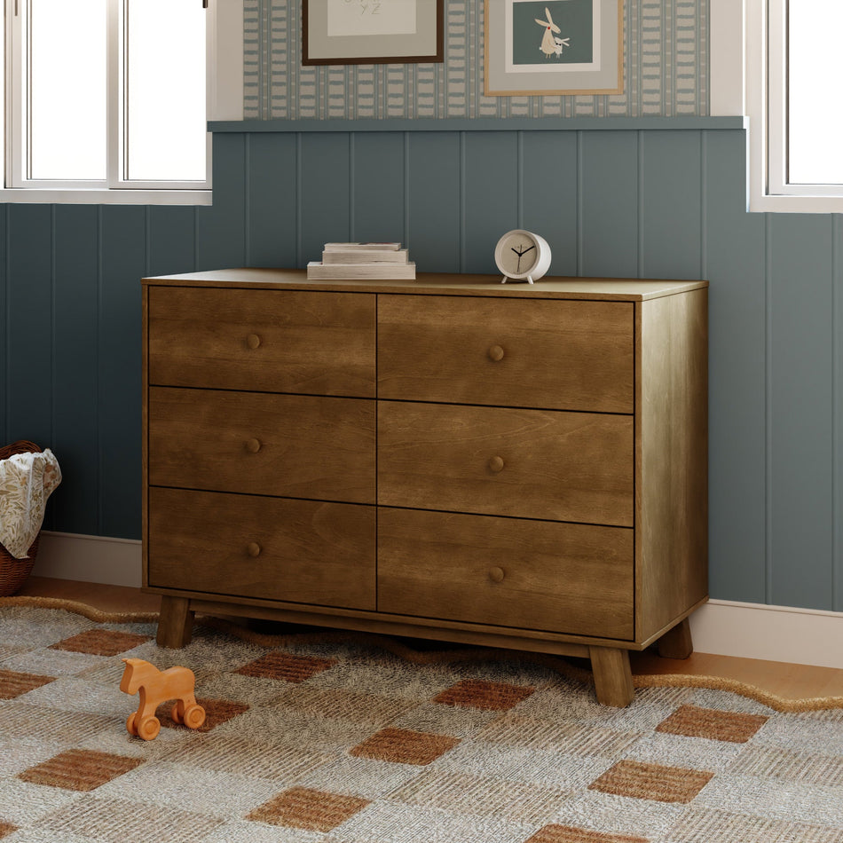 Hudson Modern 6-Drawer Double Dresser