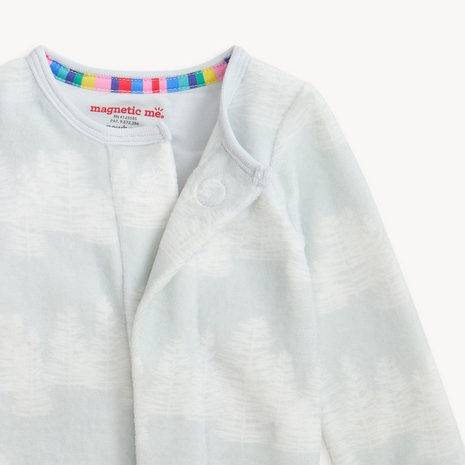 Birch Trees velour magnetic footie