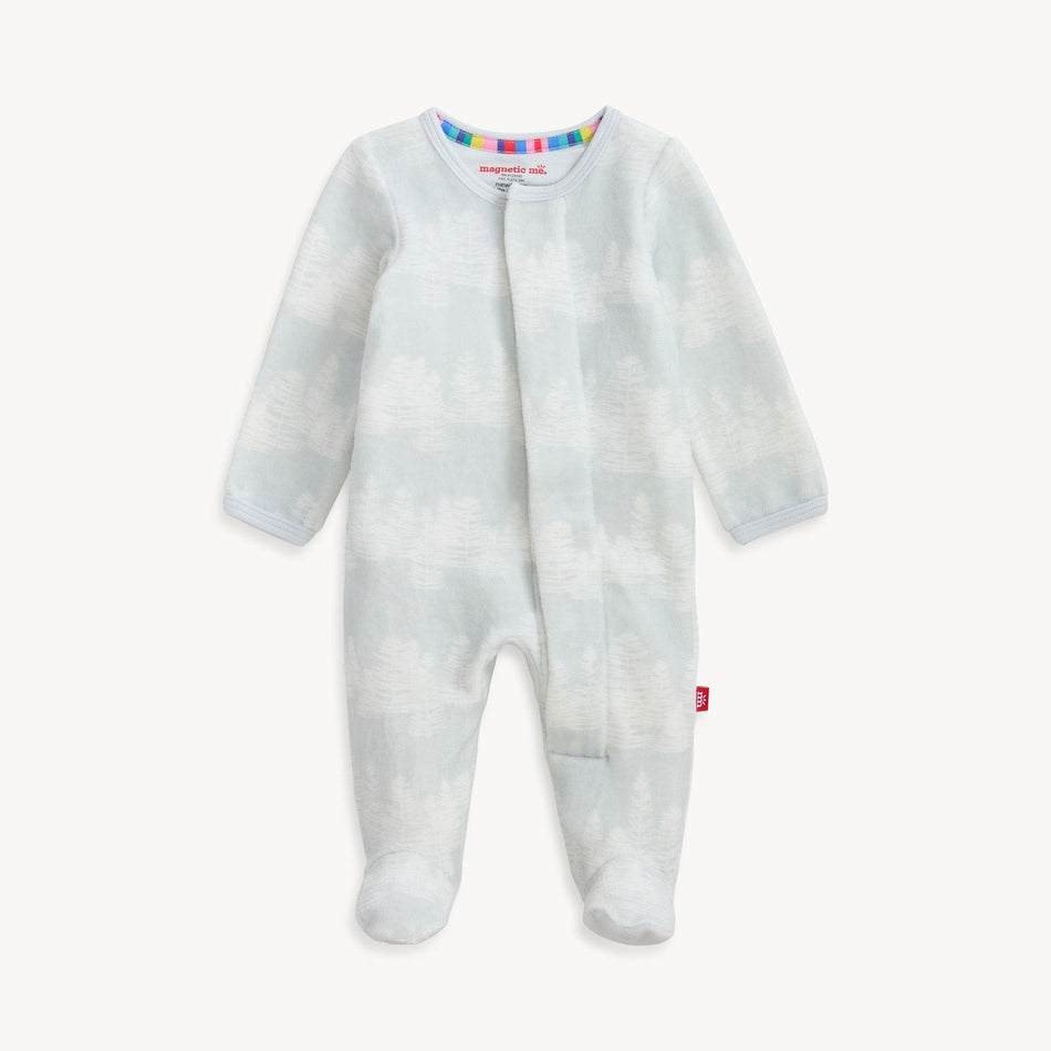 Birch Trees velour magnetic footie