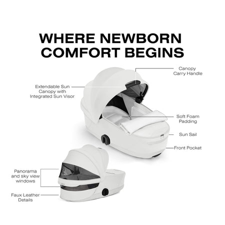 Foldable Lux Carry Cot for COYA / MIOS - Style Collection Stroller Accessories Cybex