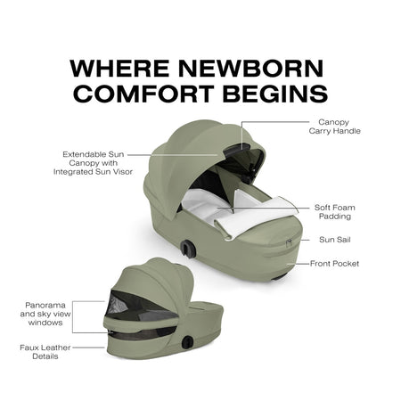 Foldable Lux Carry Cot for COYA / MIOS - Style Collection Stroller Accessories Cybex