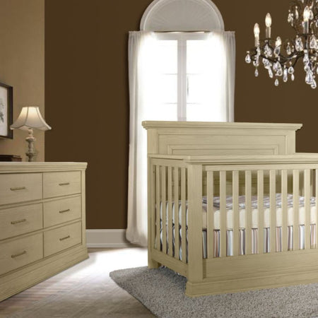 Modena Forever Crib + Double Dresser Set Crib Sets Pali Vintage Natural