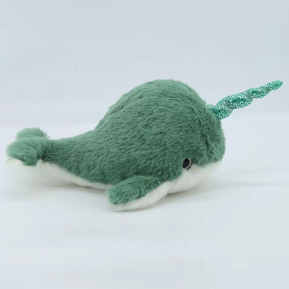 Sea Mist Narwhal - Green Stuffed Animals Jomanda