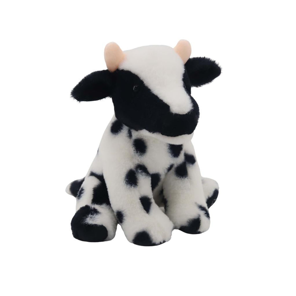 Small Dairy Black/White Cow Stuffed Animals Jomanda